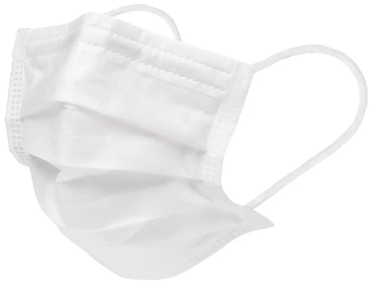 Children's Disposable Face Mask (White) (50/bx)