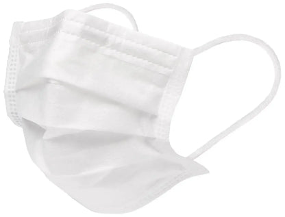 Children's Disposable Face Mask (White) (50/bx)