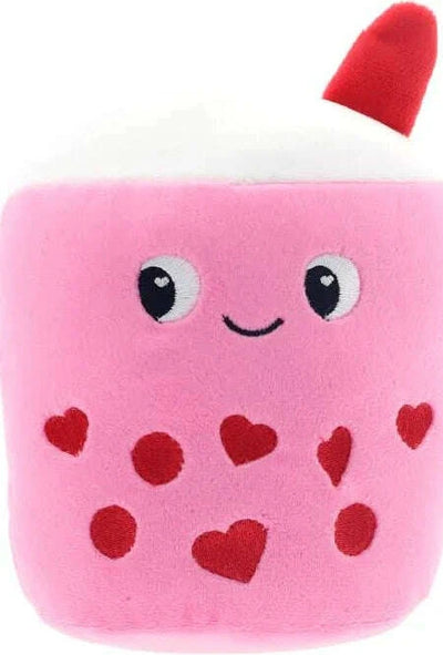🧋 Sweet Visual Comfort: Way To Celebrate 6" Loveable Pink Boba Tea Plush