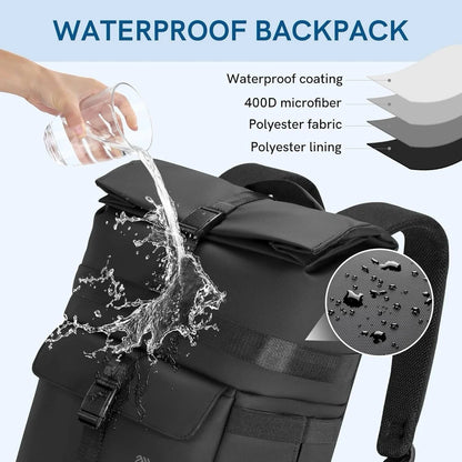 Kingsons Travel Backpack 15.6" Laptop Anti-theft Water Resistant