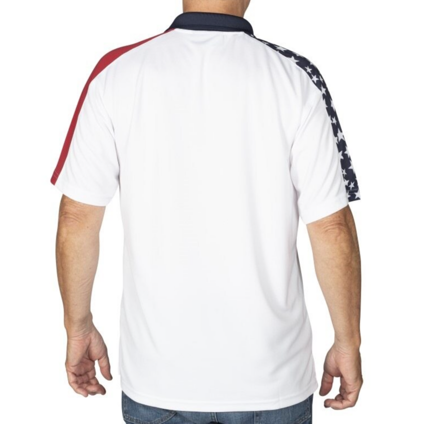 Men's Made in USA Patriotic Tech Polo Shirt