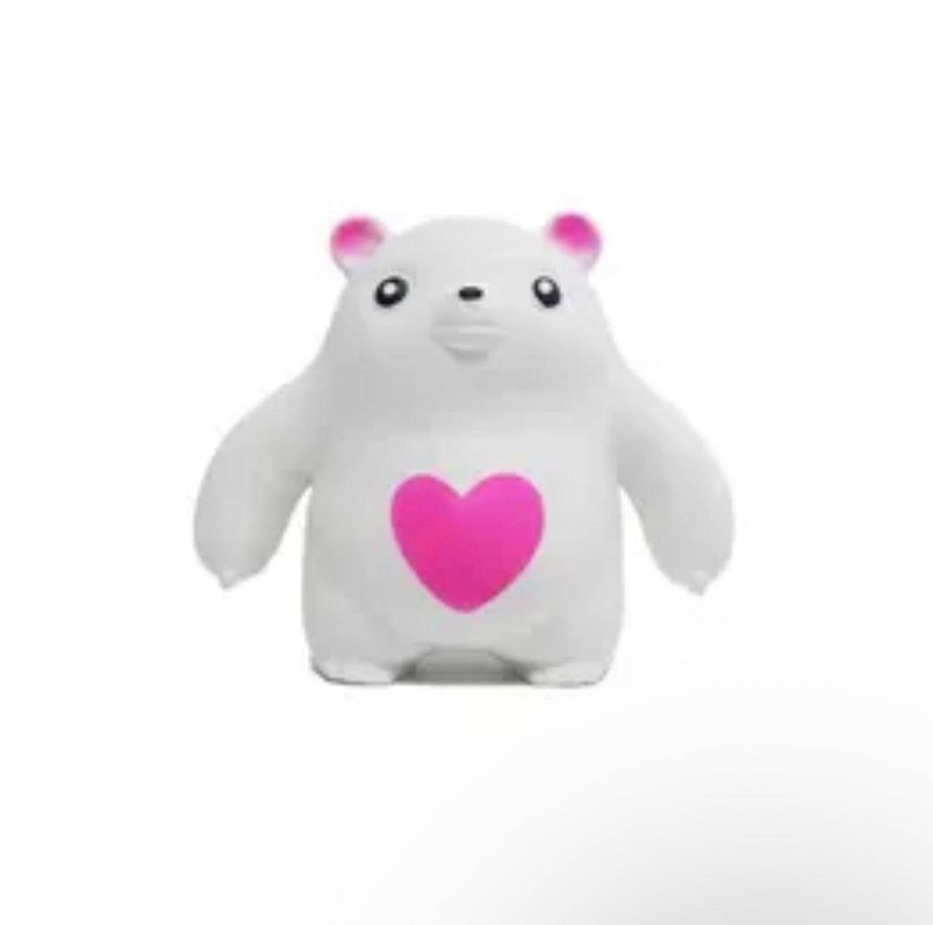 This 7" White Bear with Punk Hair is a rebellious and edgy sensory tool designed for those who want their stress relief with a side of attitude.